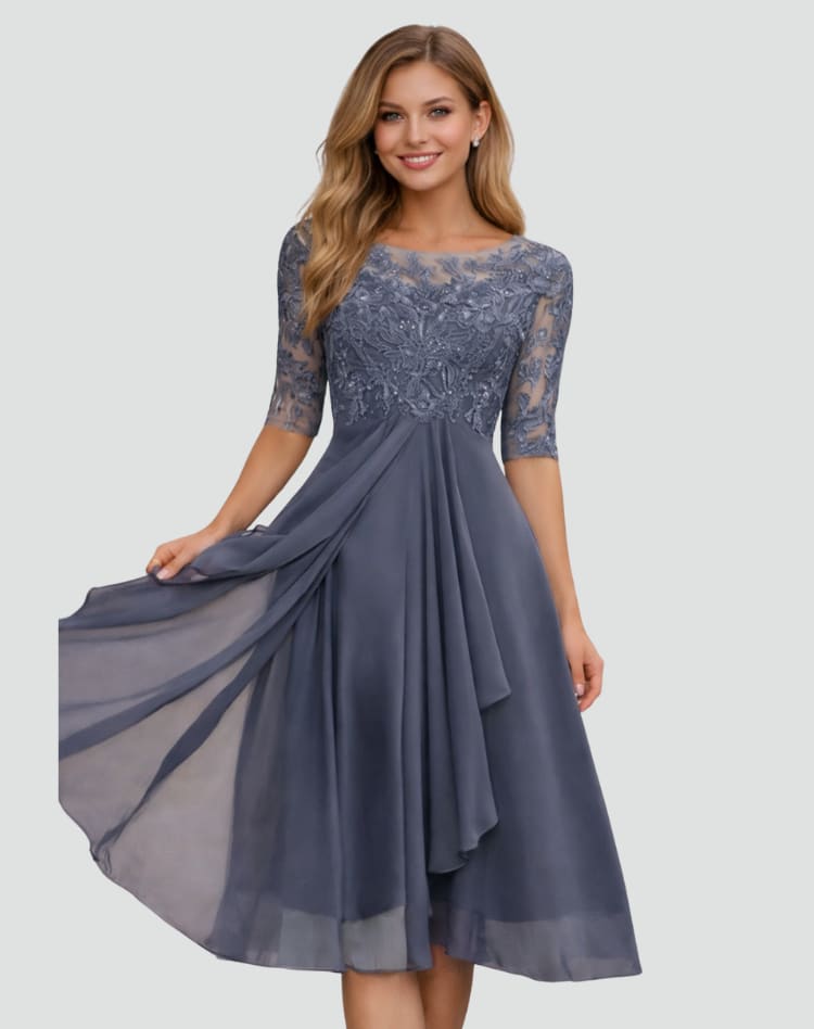 Nerea Lace Bodice Midi Dress_5