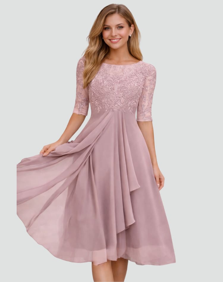 Nerea Lace Bodice Midi Dress_8