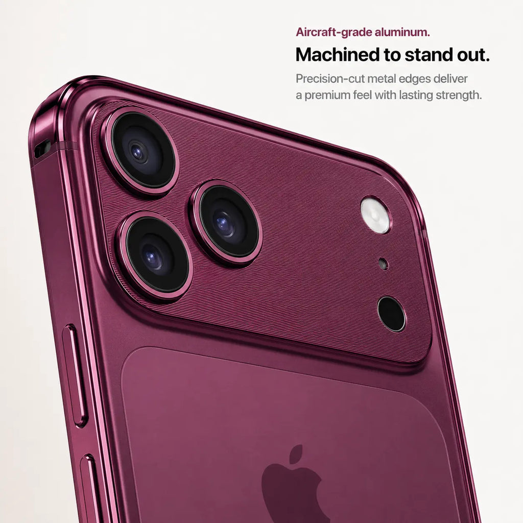 Open Back Phone Case with Corner Bumpers