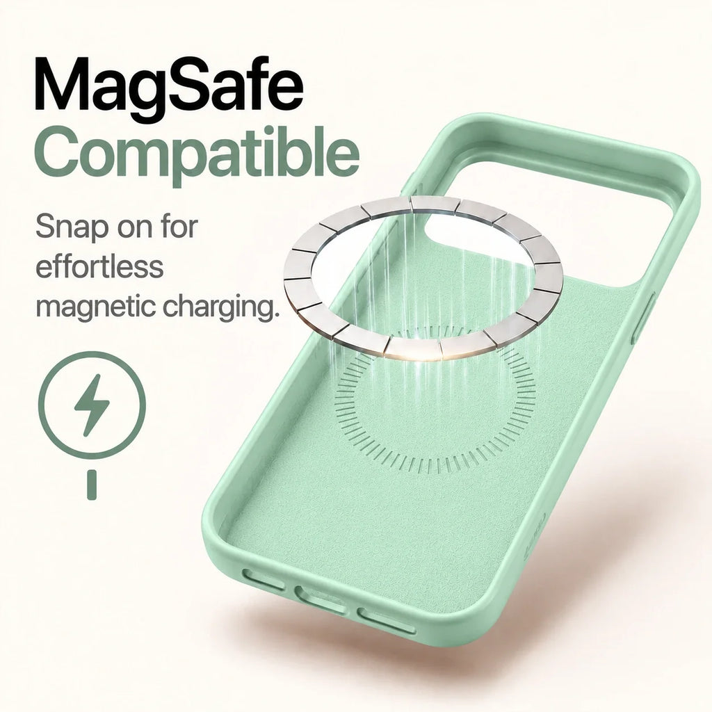 Soft Silicone MagSafe Phone Case