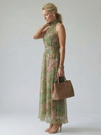 Martina Floral Halter Maxi Dress_3