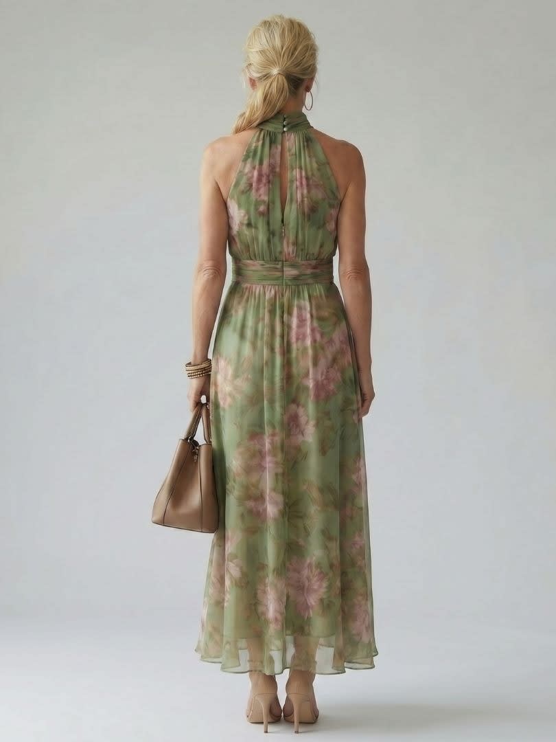 Martina Floral Halter Maxi Dress_4