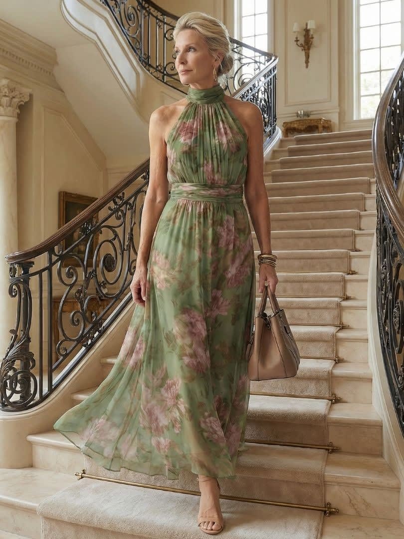 Martina Floral Halter Maxi Dress_7