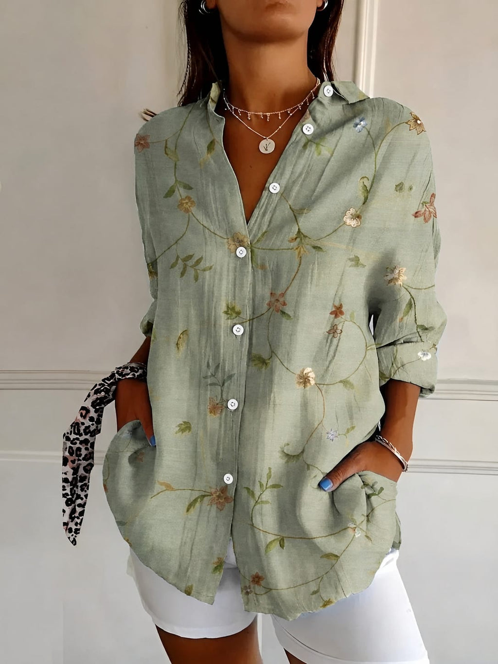 Catalina Floral Button Down Shirt_2