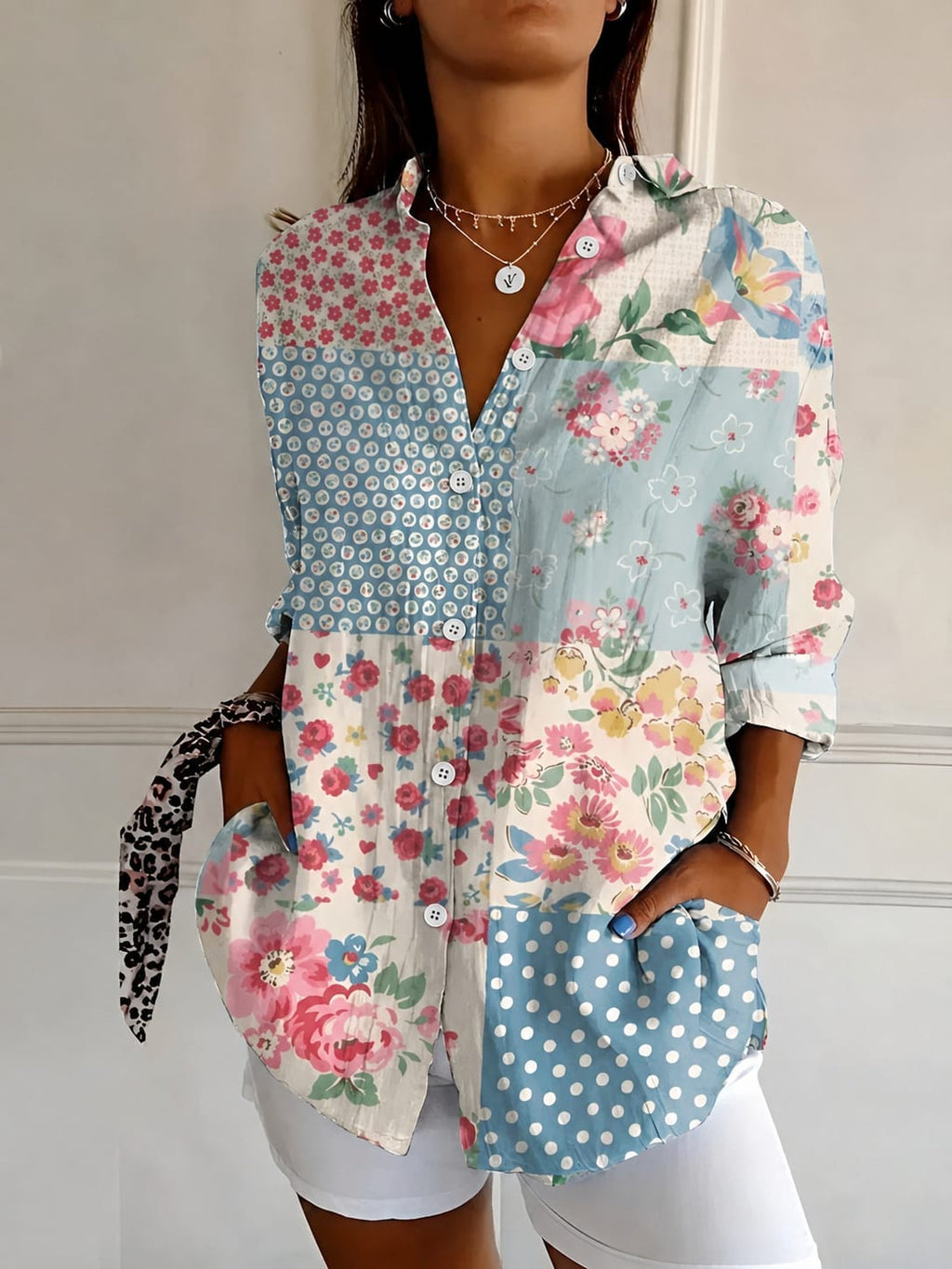 Catalina Floral Button Down Shirt_4