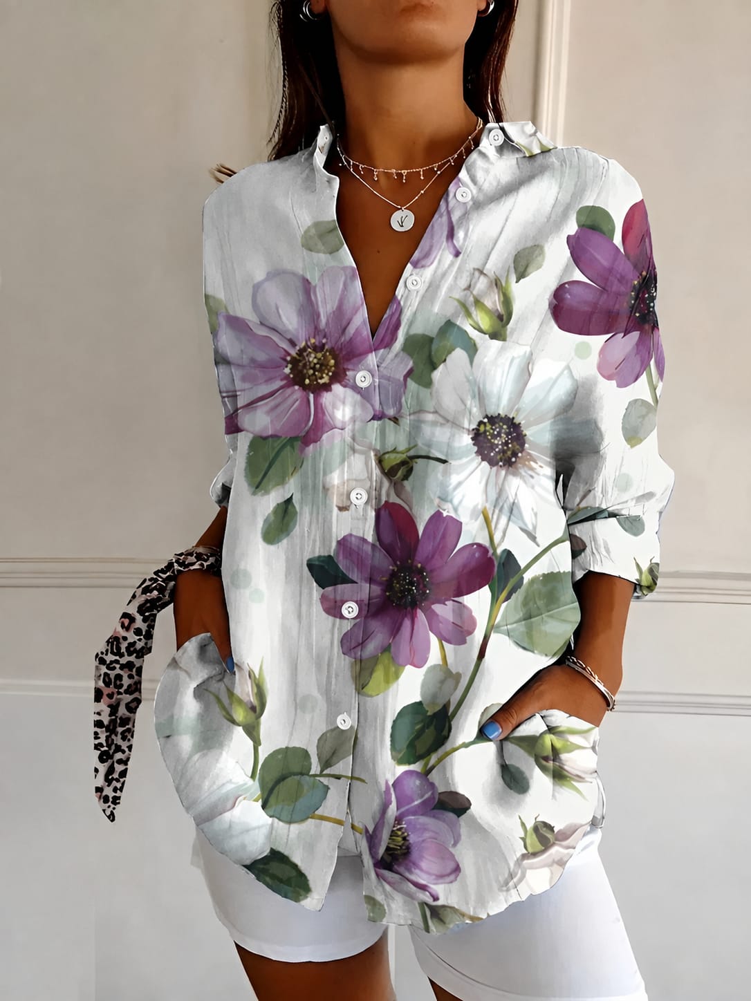 Catalina Floral Button Down Shirt_6