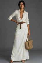 Hanne Belted Long Sleeve Maxi Dress_3