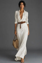 Hanne Belted Long Sleeve Maxi Dress_4