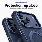 Leather Phone Case with Folding Ring Stand