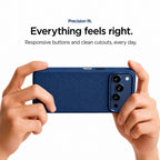 Leather iPhone Case with Metal Lens Frame