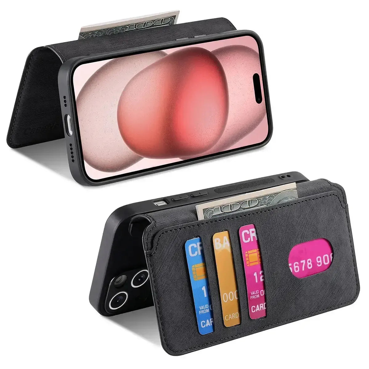 Detachable MagSafe Wallet Phone Case