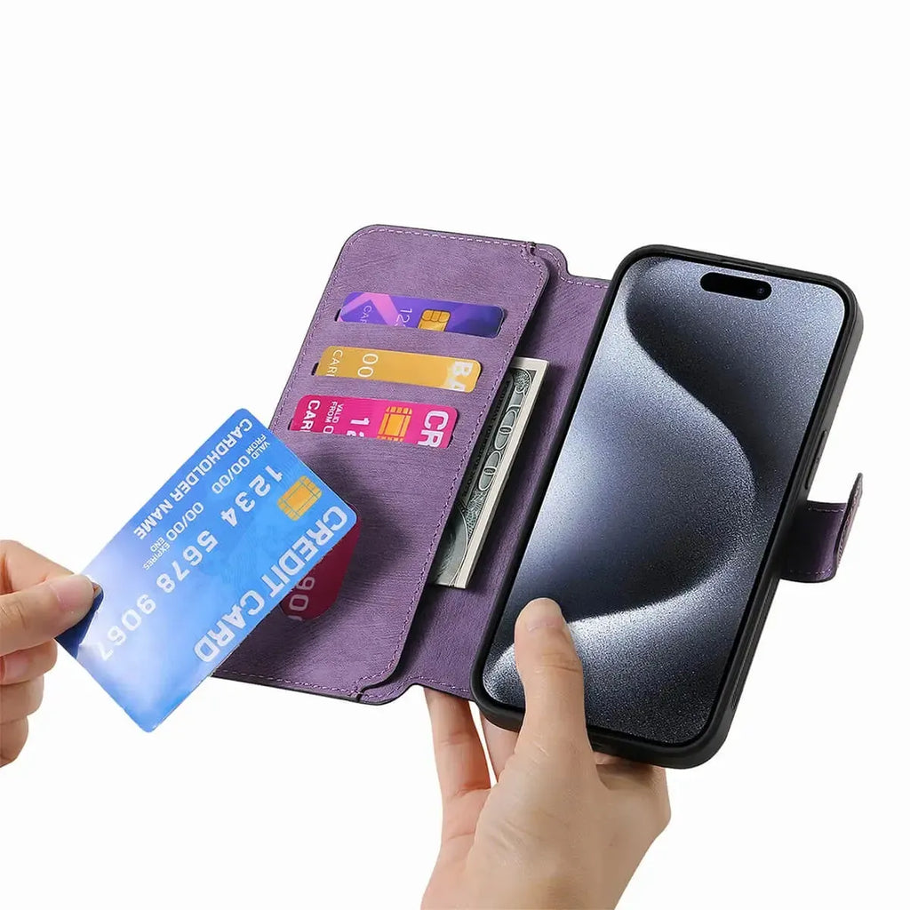 Detachable MagSafe Wallet Phone Case