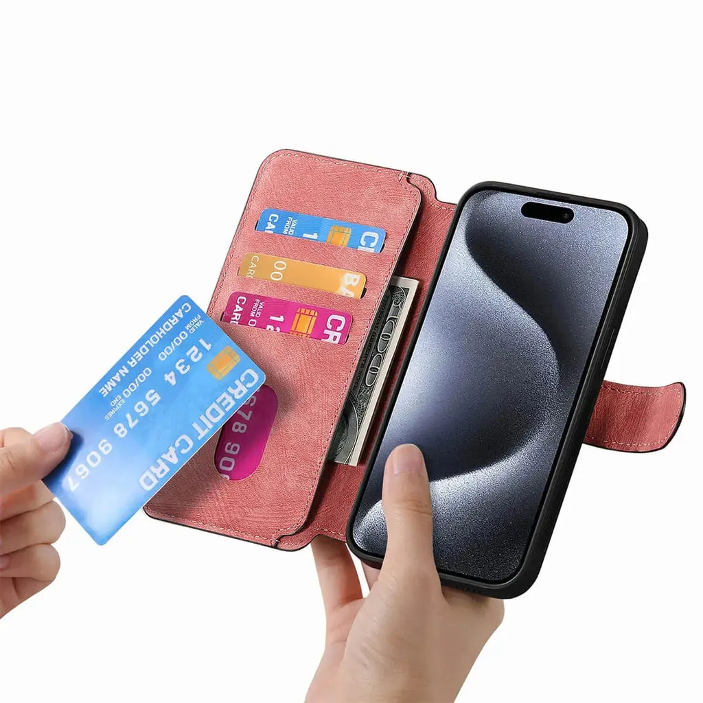 Detachable MagSafe Wallet Phone Case