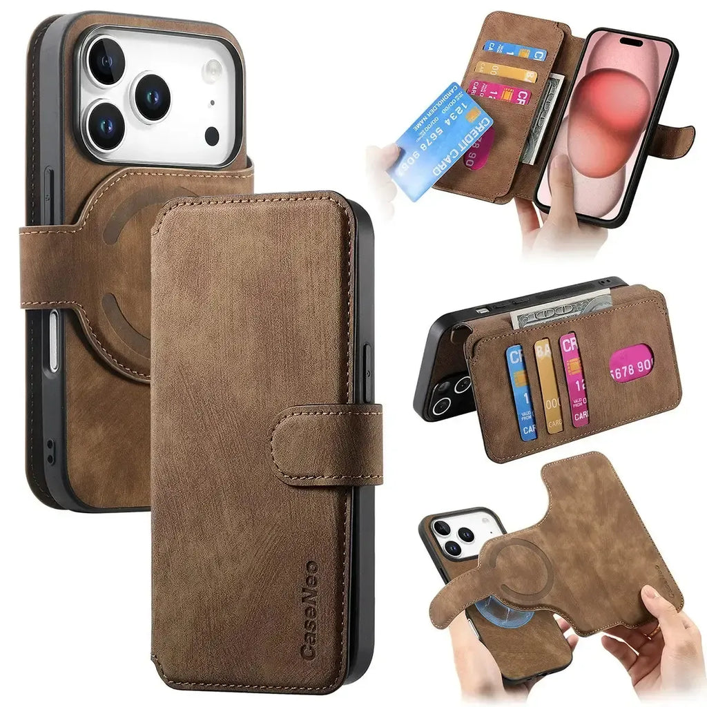 Detachable MagSafe Wallet Phone Case