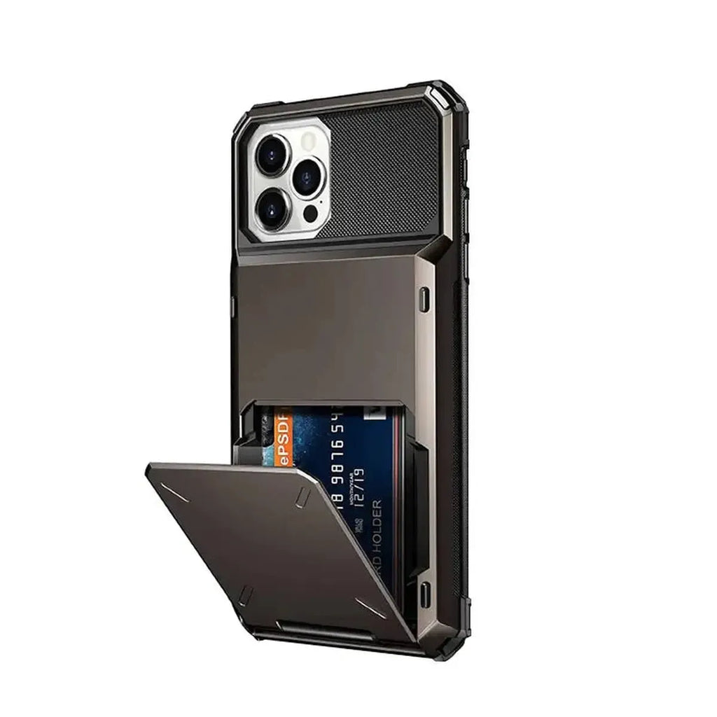 Heavy Duty Phone Case with Hidden Card Holder