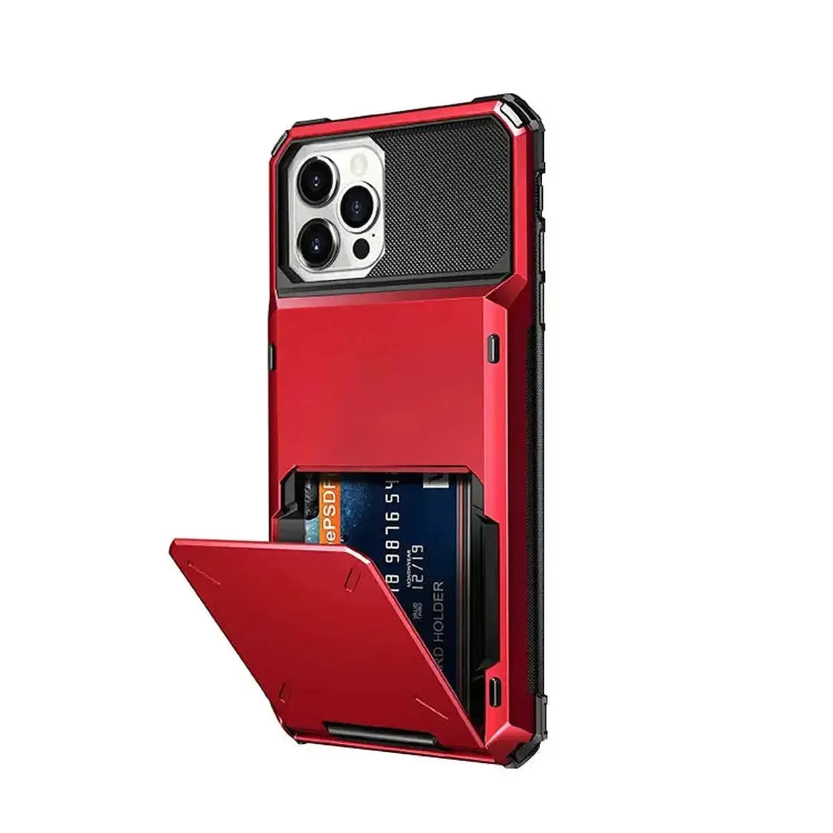 Heavy Duty Phone Case with Hidden Card Holder
