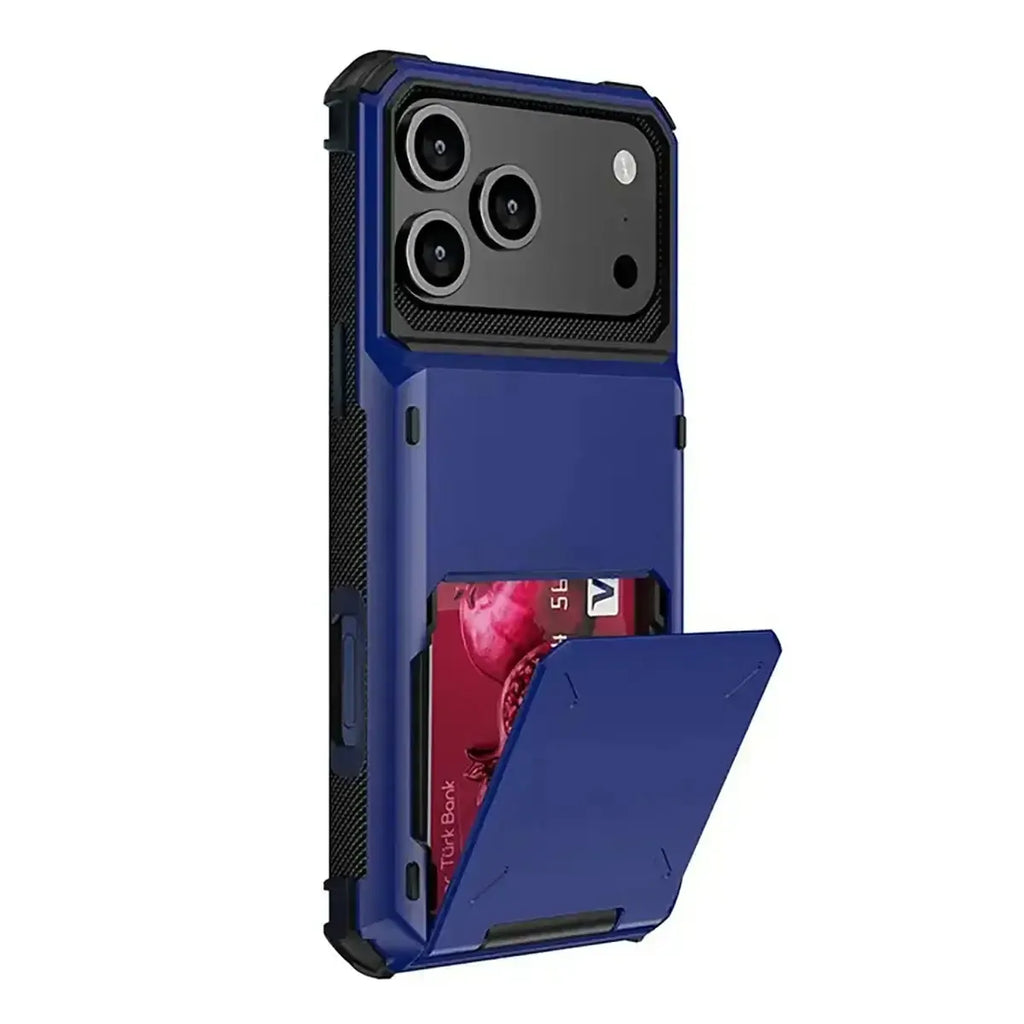 Heavy Duty Phone Case with Hidden Card Holder