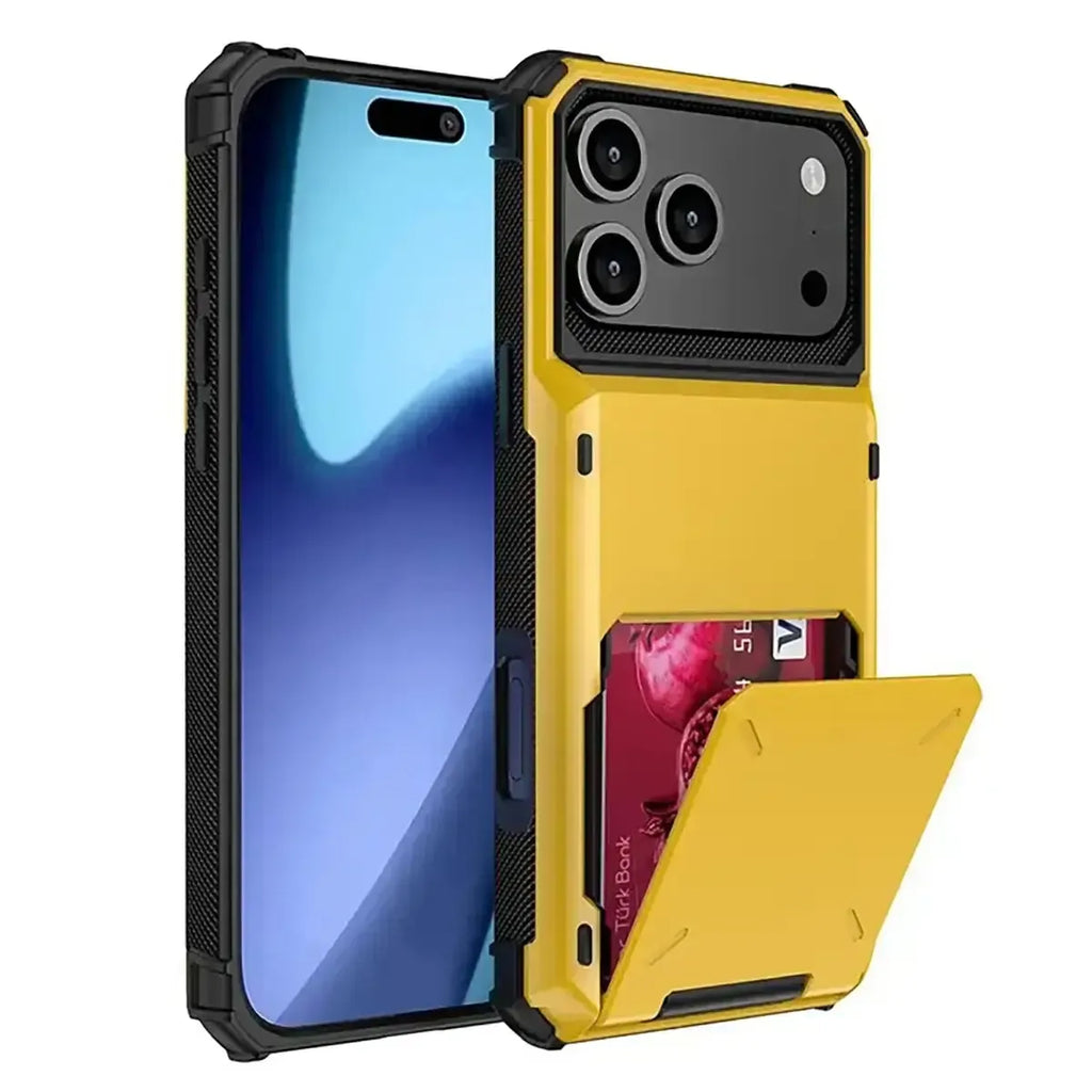 Heavy Duty Phone Case with Hidden Card Holder