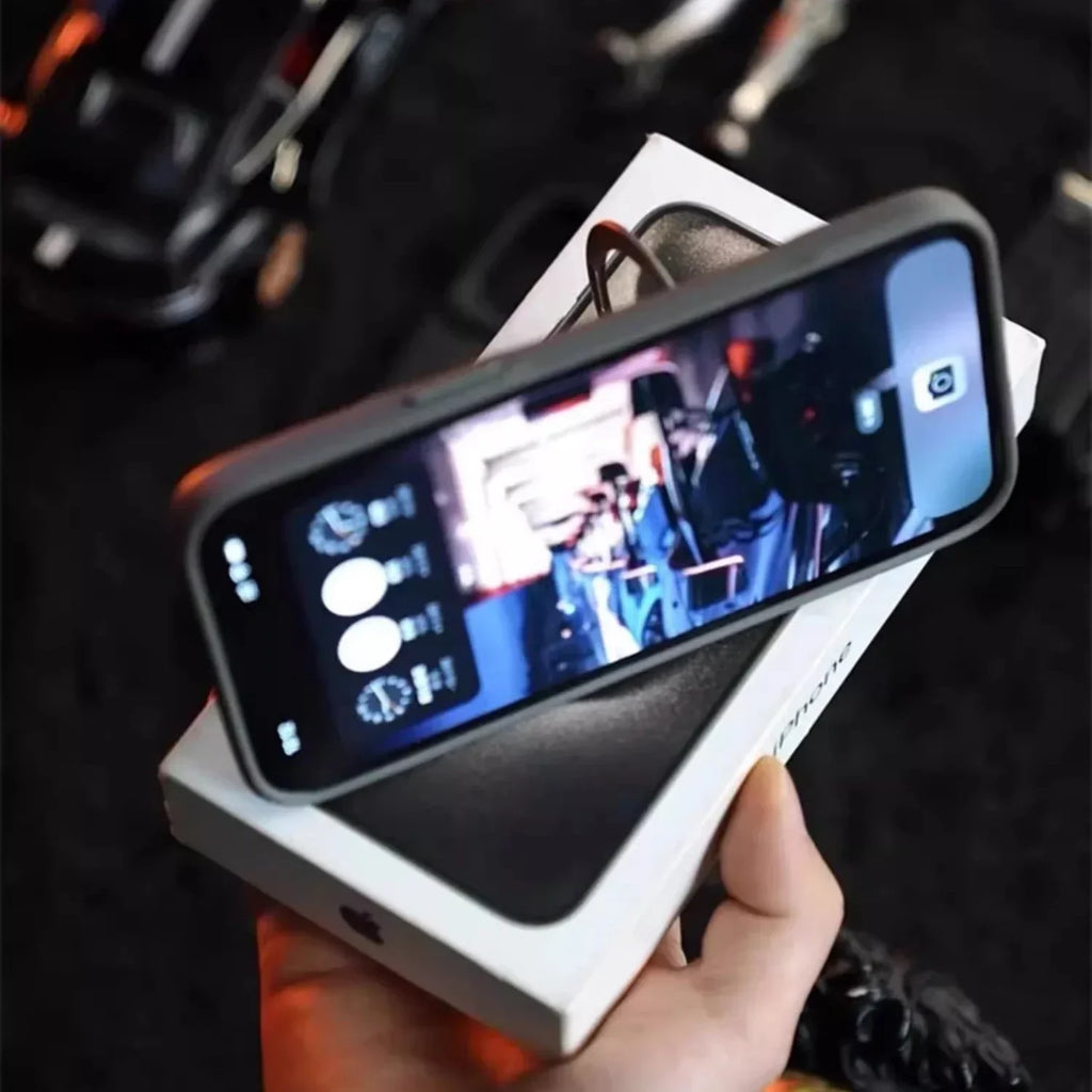 Carbon Fiber Ring Stand MagSafe iPhone Case