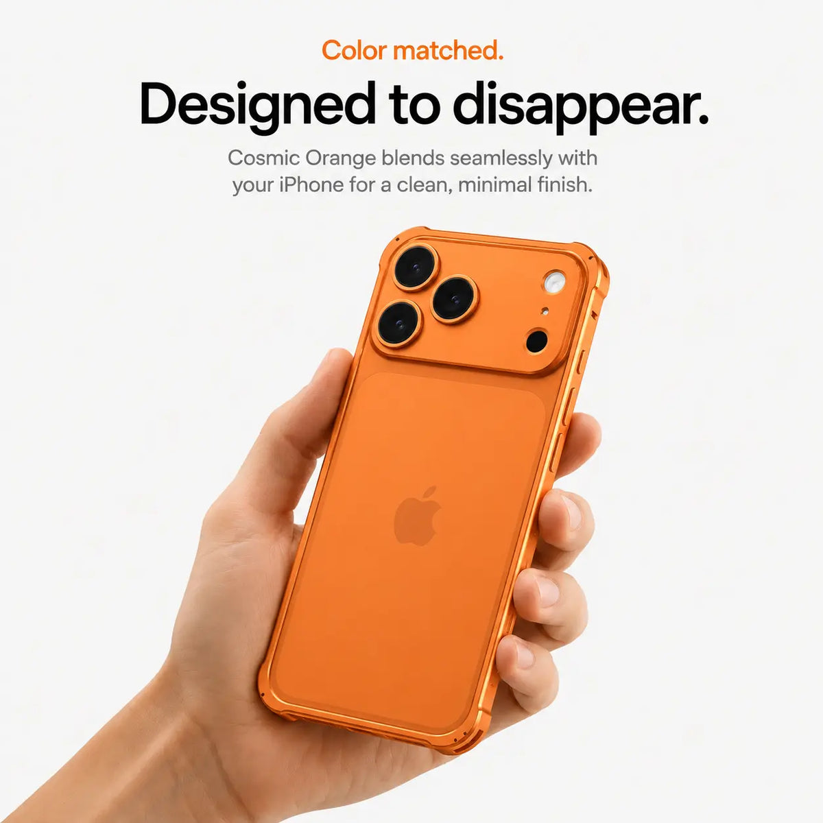 Open Back Phone Case with Corner Bumpers