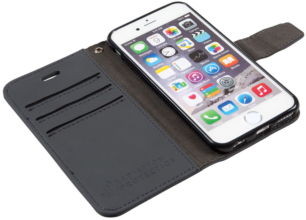 Leather Flip Folio iPhone Case Tab Closure
