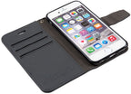 Leather Flip Folio iPhone Case Tab Closure