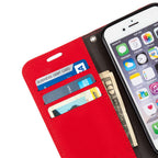 Leather Flip Folio iPhone Case Tab Closure