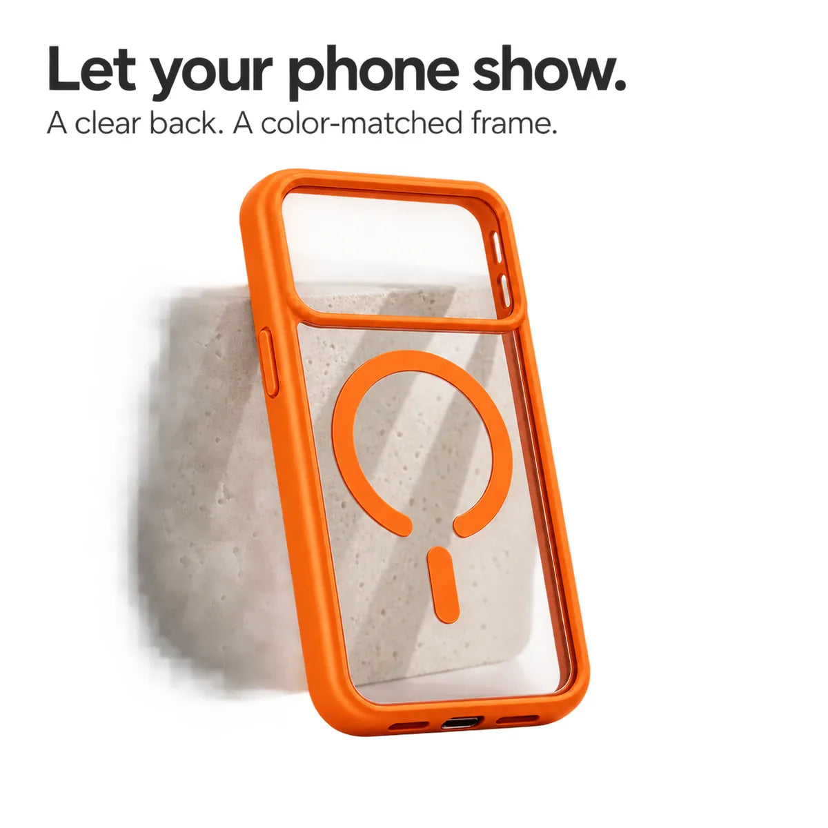 Clear Back MagSafe iPhone Case
