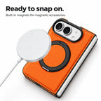 Leather iPhone Duo Case with Ring Kickstand