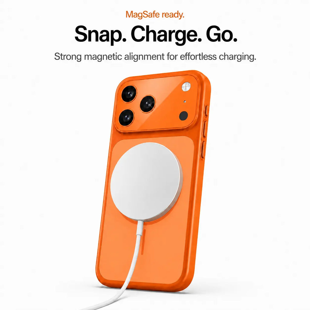 MagSafe Phone Case with Camera Lens Cover