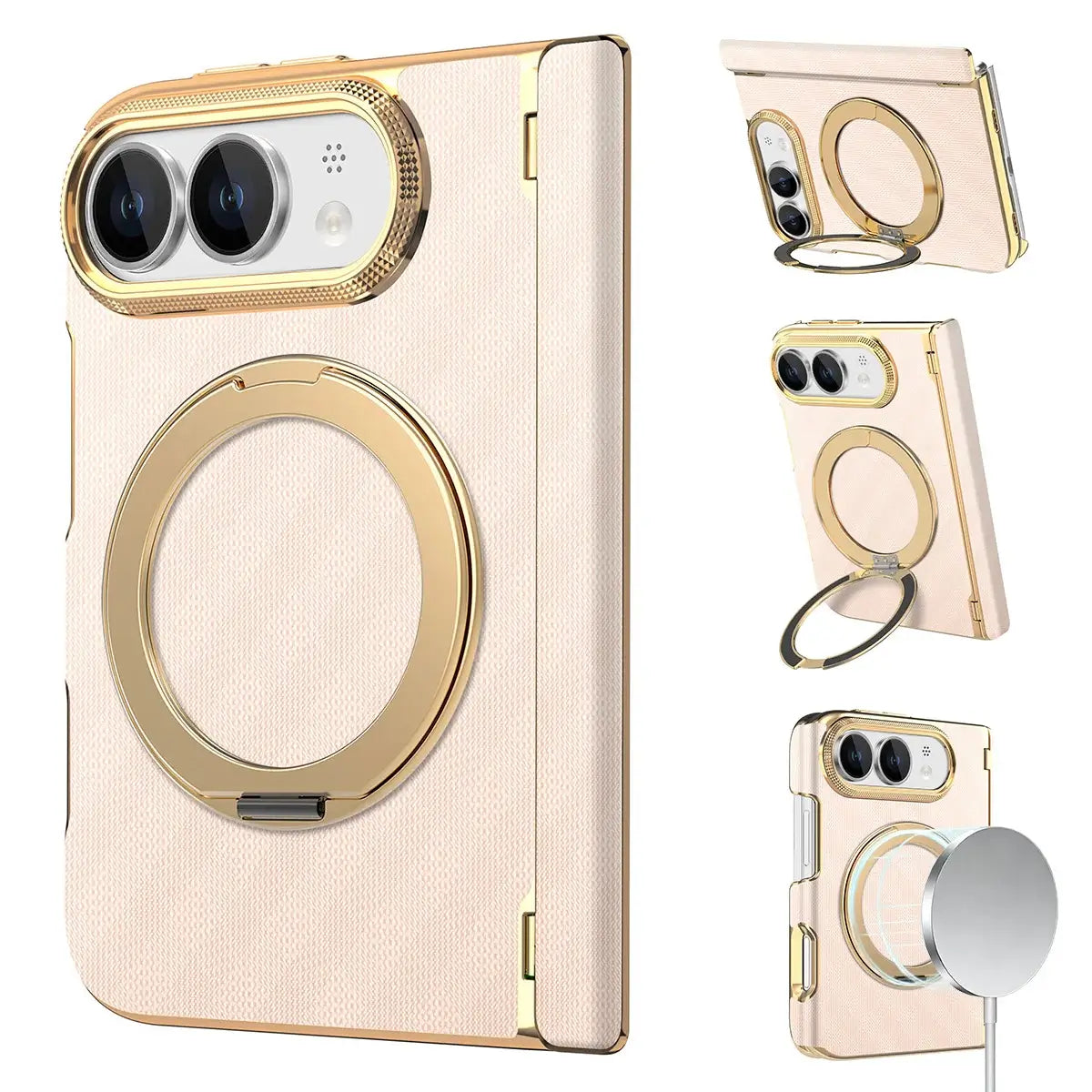 MagSafe Foldable Phone Case with Ring Stand