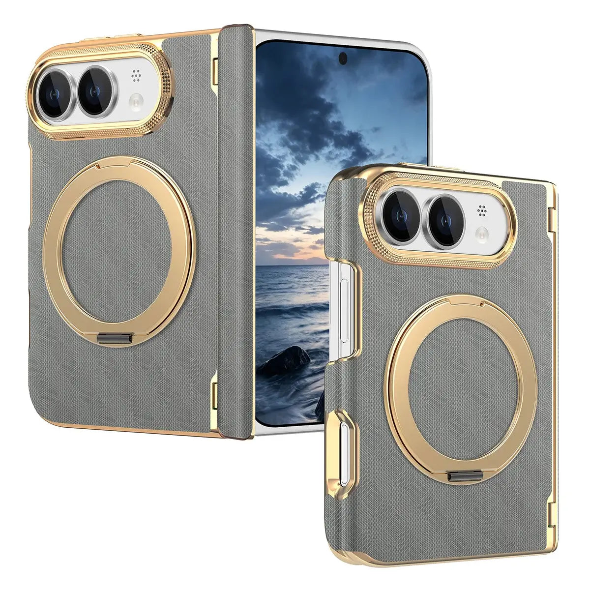 MagSafe Foldable Phone Case with Ring Stand