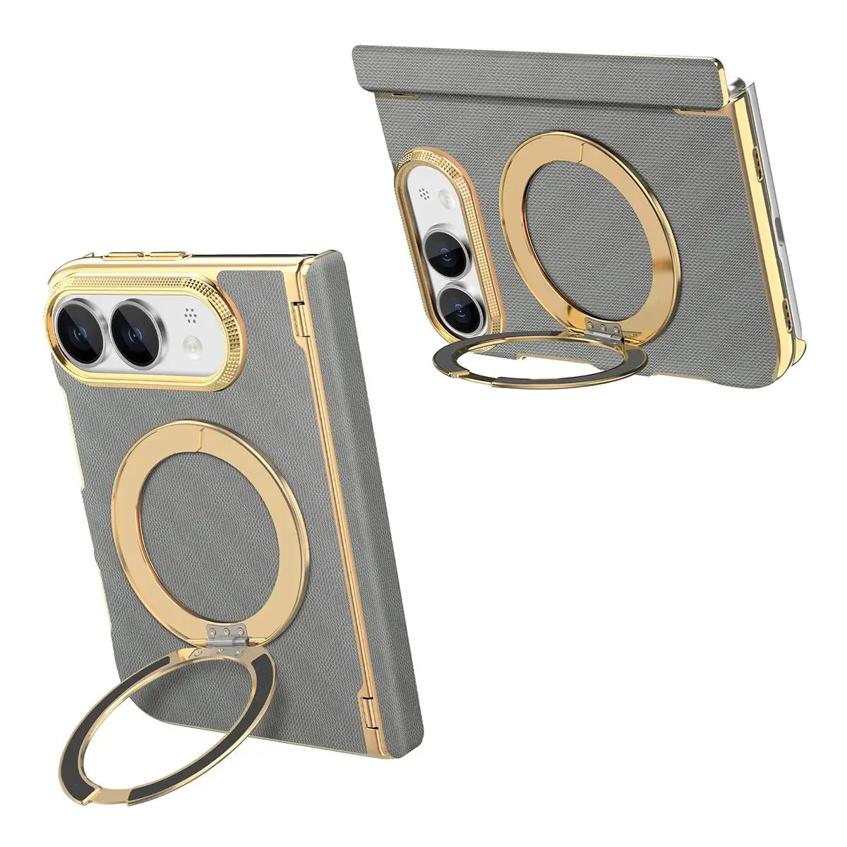 MagSafe Foldable Phone Case with Ring Stand