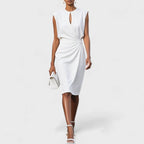 Clara Ruched Waist Midi Dress_2