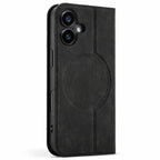 Leather MagSafe Flip Phone Case