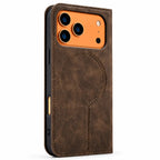 Leather MagSafe Flip Phone Case