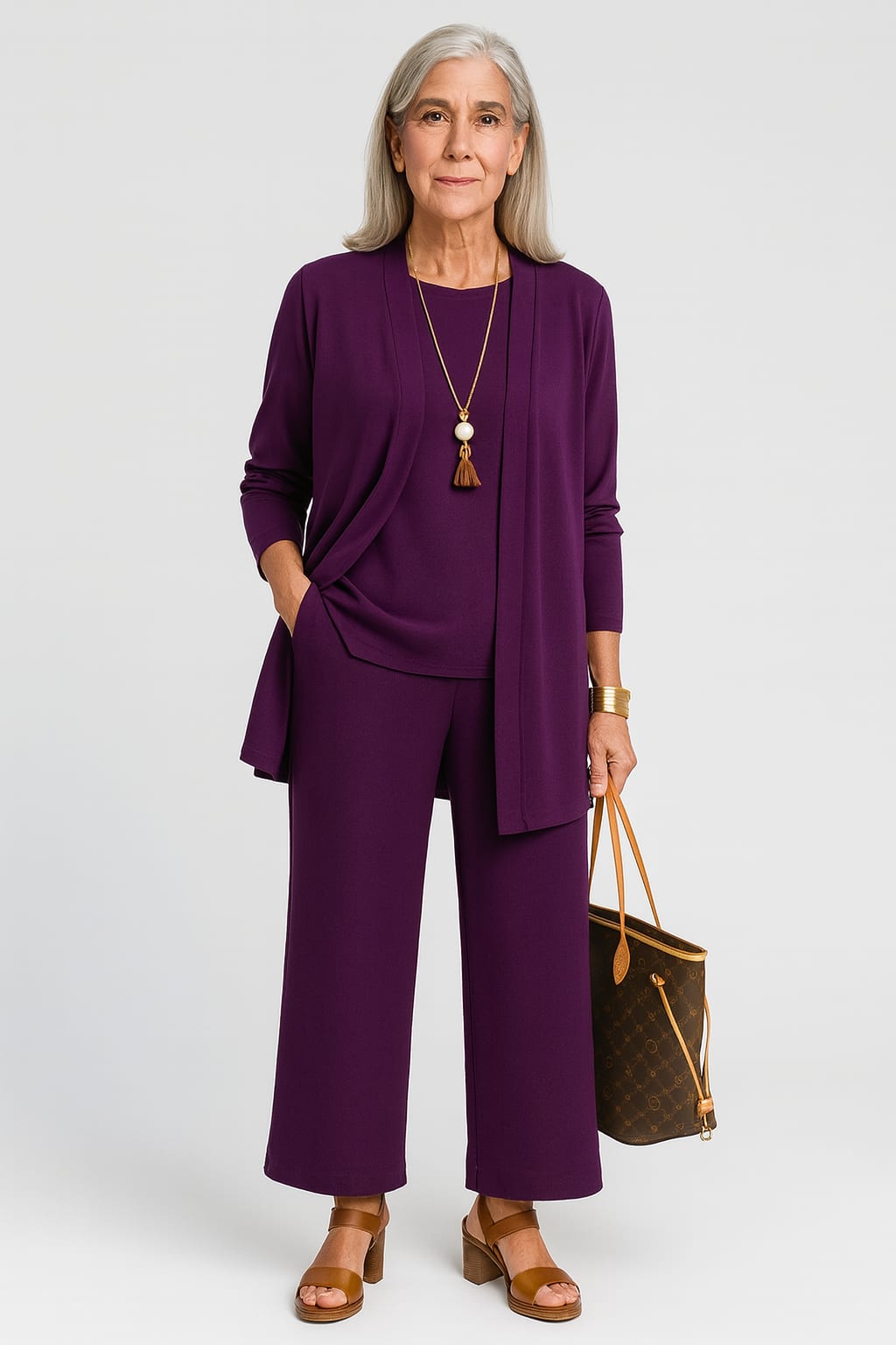 Sofia Wide Leg 3 Piece Pant Set_5
