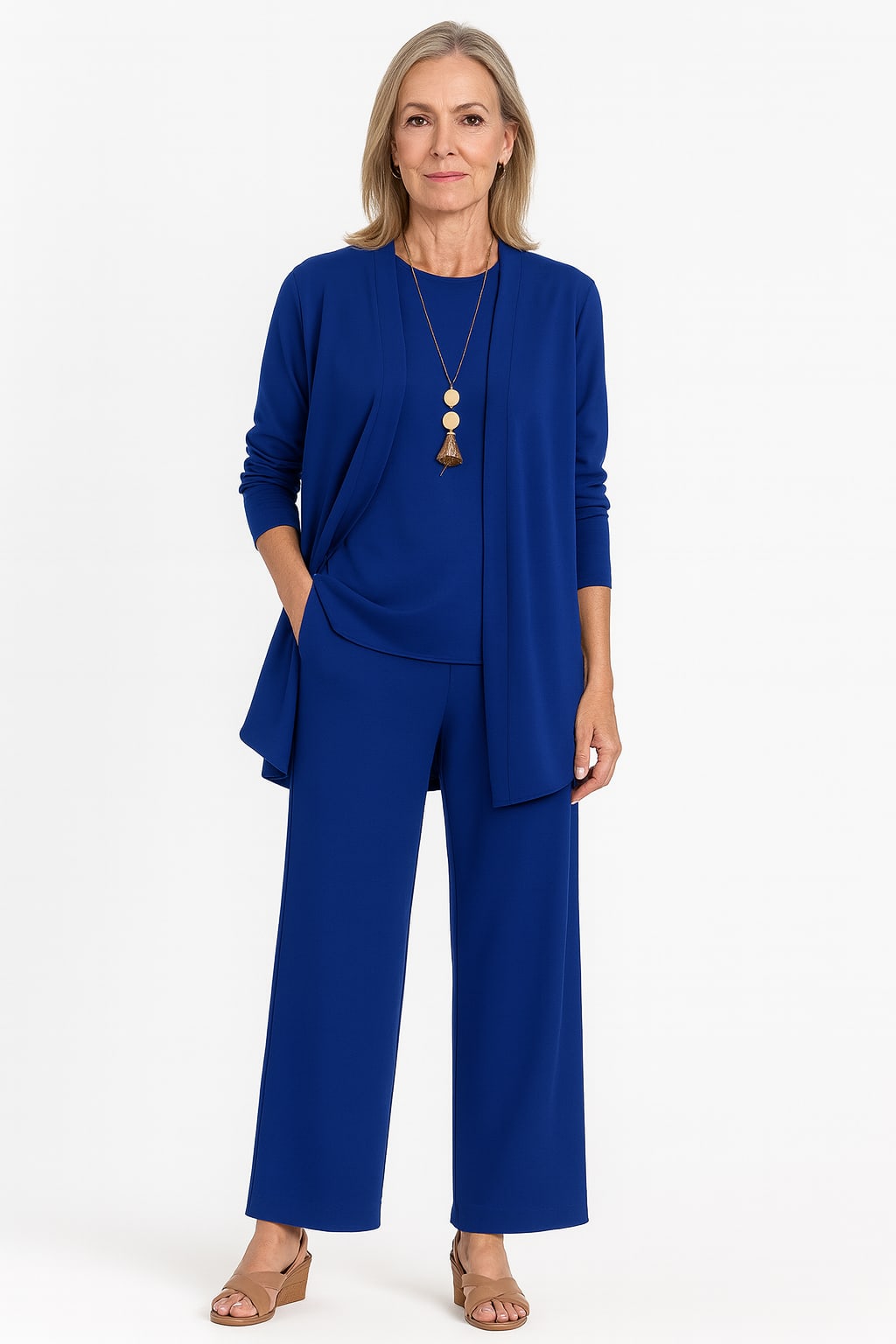 Sofia Wide Leg 3 Piece Pant Set_7