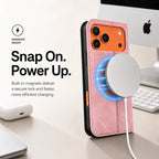 Leather MagSafe Flip Phone Case