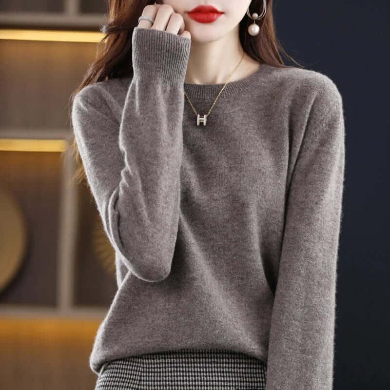 Rossella Soft Knit Crew Neck Sweater_4