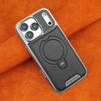 MagSafe Leather Phone Case with Ring Stand