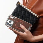 MagSafe Leather Phone Case with Ring Stand