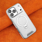 MagSafe Leather Phone Case with Ring Stand