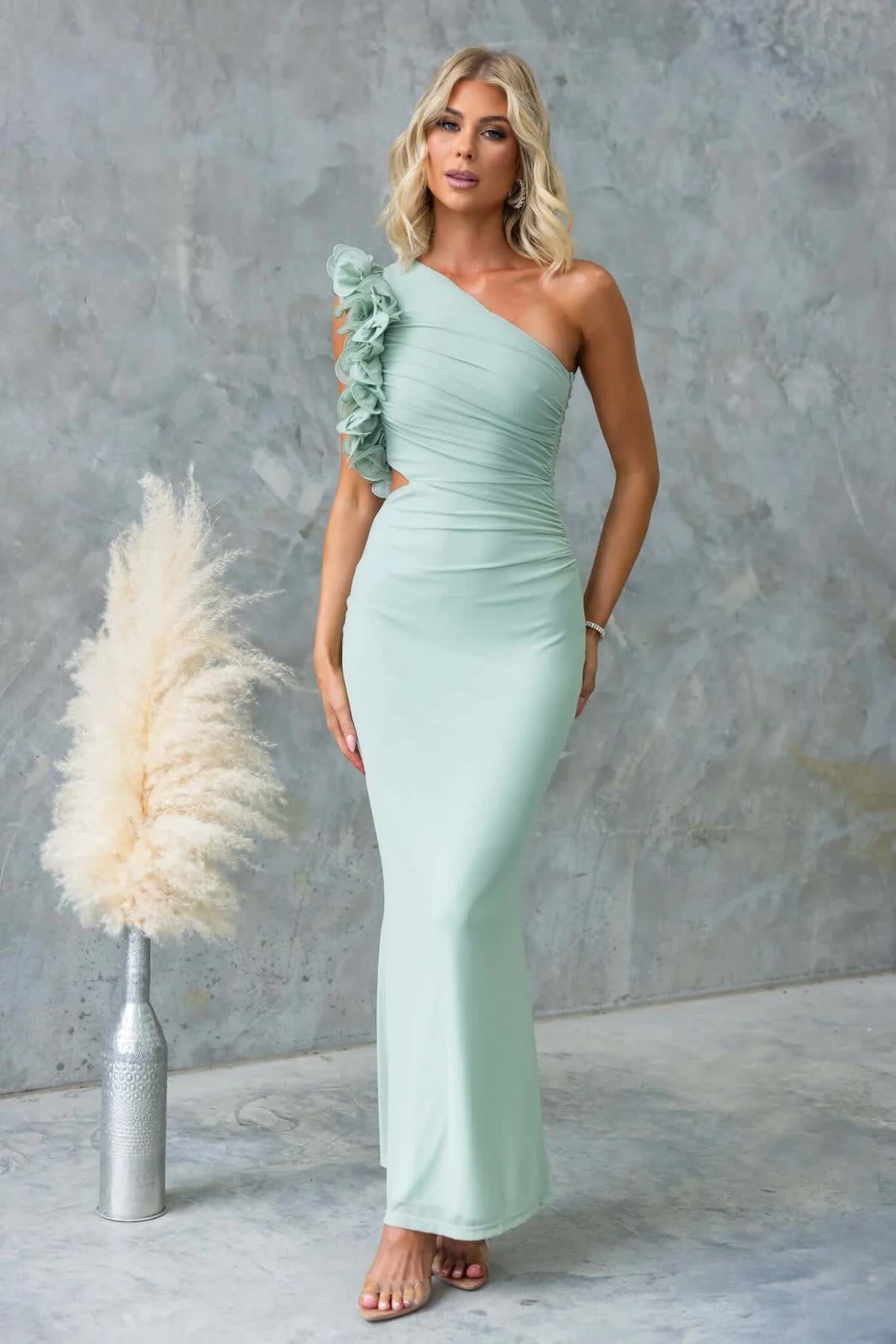 Kaia Cascading Ruffle One Shoulder Maxi Dress_13