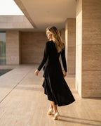 Emilia Long Sleeve Wrap Midi Dress_12