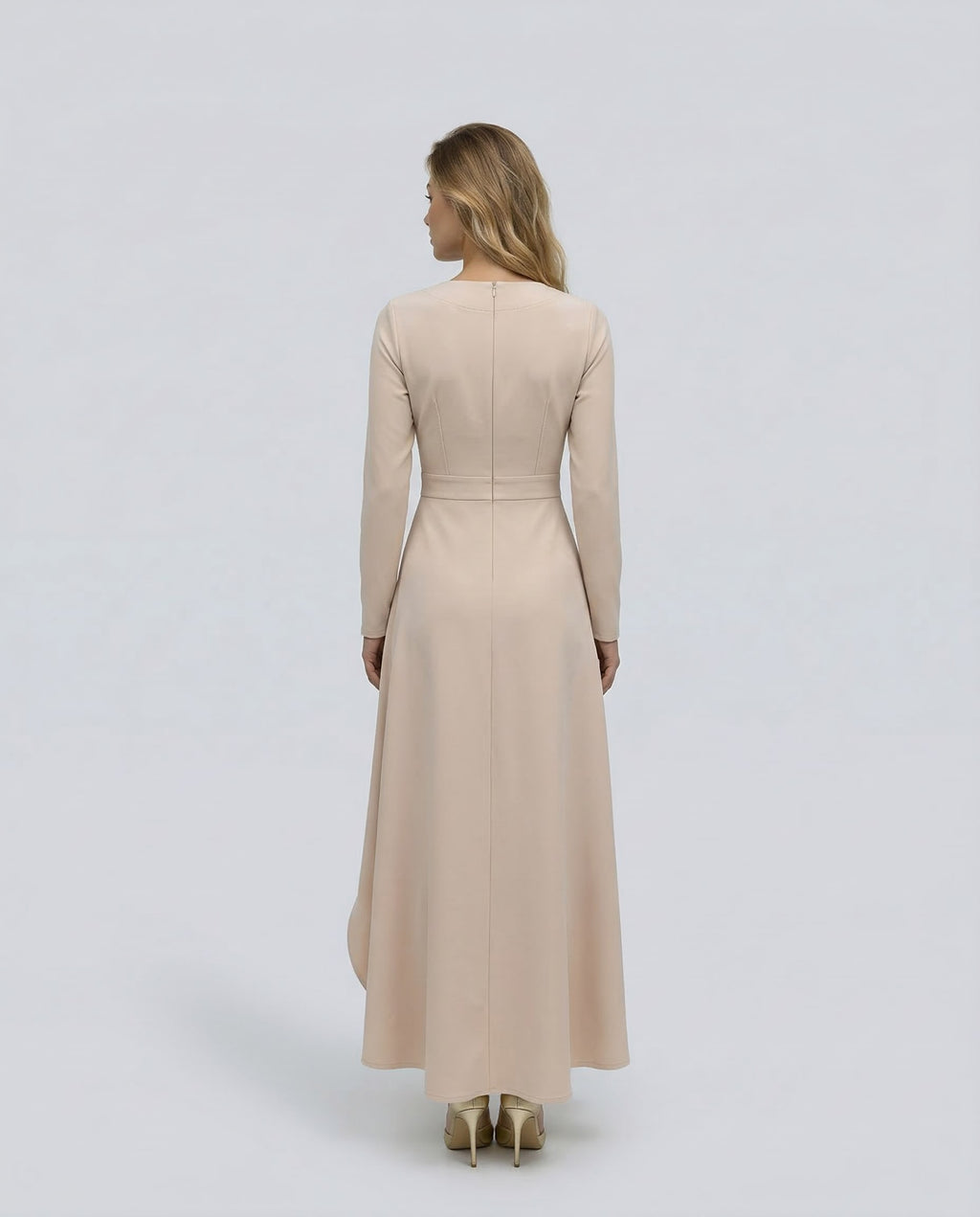Emilia Long Sleeve Wrap Midi Dress_22