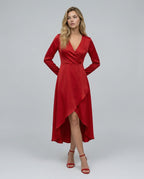Emilia Long Sleeve Wrap Midi Dress_7
