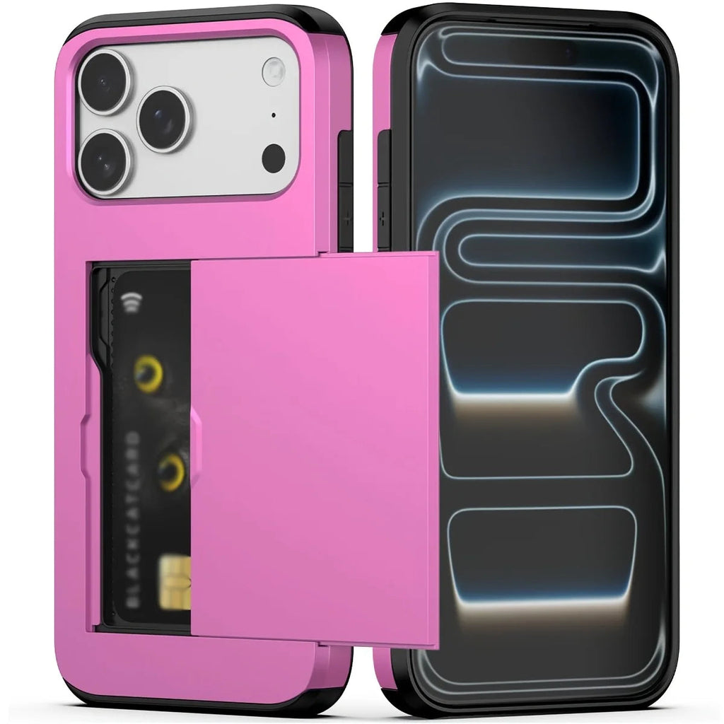 Sliding Card Holder Wallet iPhone Case