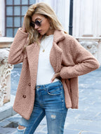 Lotte Double Breasted Teddy Coat_2