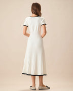 Alessia Contrast Trim Knit Midi Dress_5